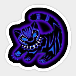 The panther king Sticker